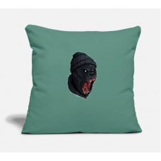 Gorillas Shouted Cypress Green Pillow